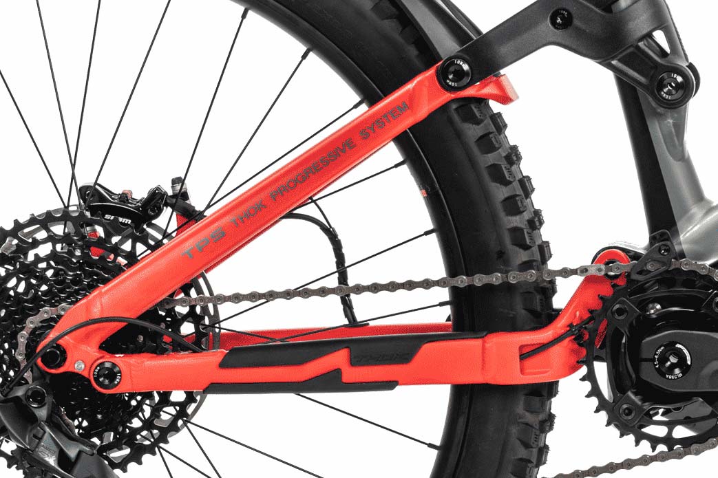 Thok Progressive System, the smoothest mountain bike ride. Top performance e-bike. 